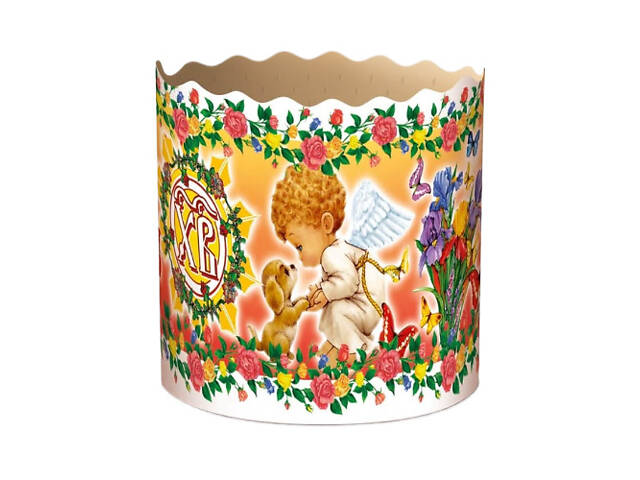 Паперові форми для Паски Ø90х85 мм. Ящик 300 шт. Крафінів, Панеттоне (на 250 г тіста) Асорті - Фото 7