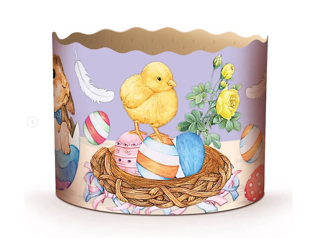 Паперові форми для Паски Ø110х85 мм. Ящик 300 шт. Крафінів, Панеттоне (на 350 г тіста) Сказка - Фото 2