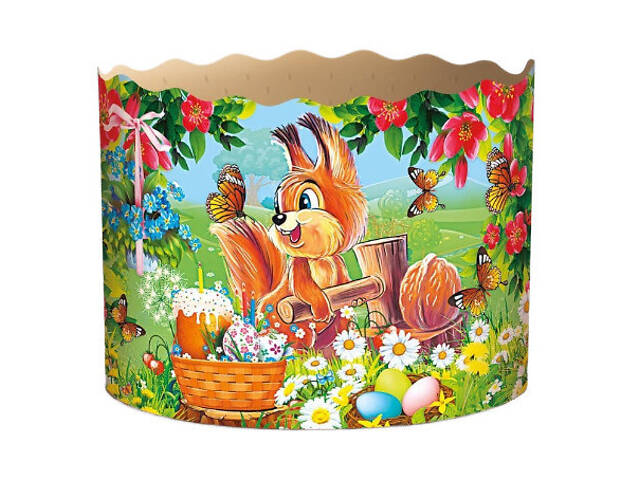 Паперові форми для Паски Ø110х85 мм. Ящик 300 шт. Крафінів, Панеттоне (на 350 г тіста) Дитячі - Фото 2