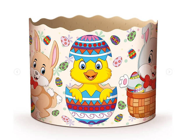 Паперові форми для Паски Ø110х85 мм. Ящик 300 шт. Крафінів, Панеттоне (на 350 г тіста) Сказка - Фото 4