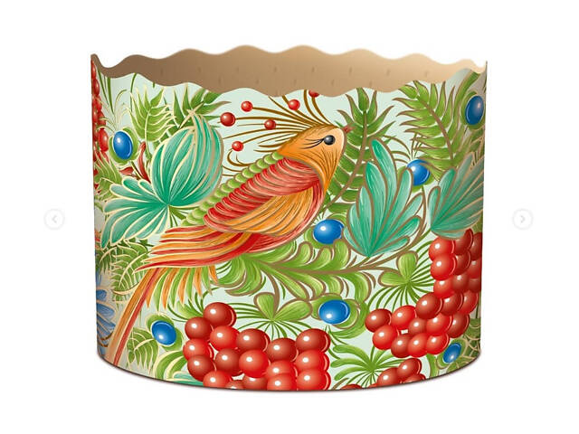 Паперові форми для Паски Ø110х85 мм. Ящик 300 шт. Крафінів, Панеттоне (на 350 г тіста) Петриківка - Фото 4