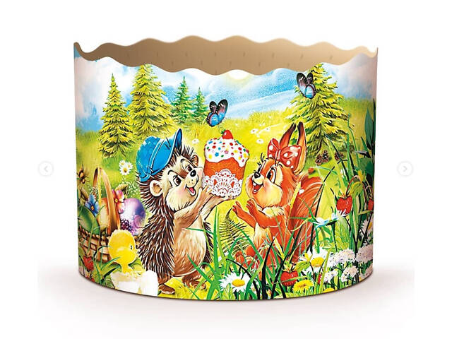 Паперові форми для Паски Ø110х85 мм. Ящик 300 шт. Крафінів, Панеттоне (на 350 г тіста) Дитячі - Фото 5