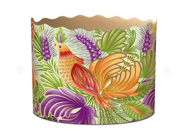 Паперові форми для Паски Ø110х85 мм. Ящик 300 шт. Крафінів, Панеттоне (на 350 г тіста) Петриківка - Фото 6