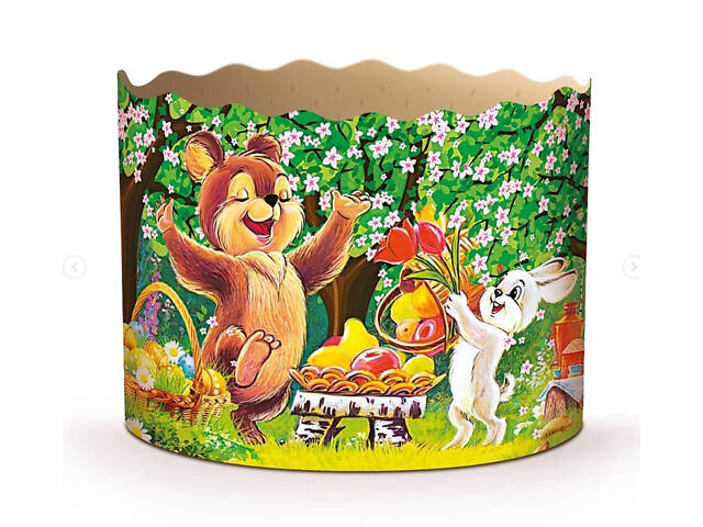 Паперові форми для Паски Ø110х85 мм. Ящик 300 шт. Крафінів, Панеттоне (на 350 г тіста) Дитячі - Фото 6