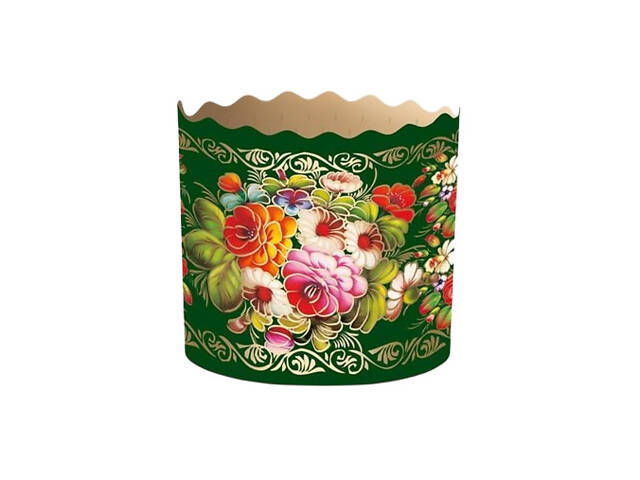 Паперові форми для Паски та Крафінів Ø70х65 мм (100 гр). Ящик 300 шт. Жостово - Фото 3