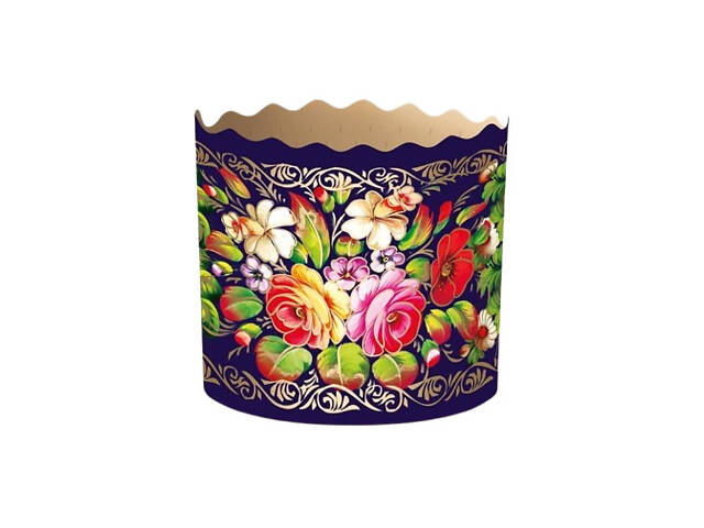 Паперові форми для Паски та Крафінів Ø70х65 мм (100 гр). Ящик 300 шт. Жостово - Фото 5