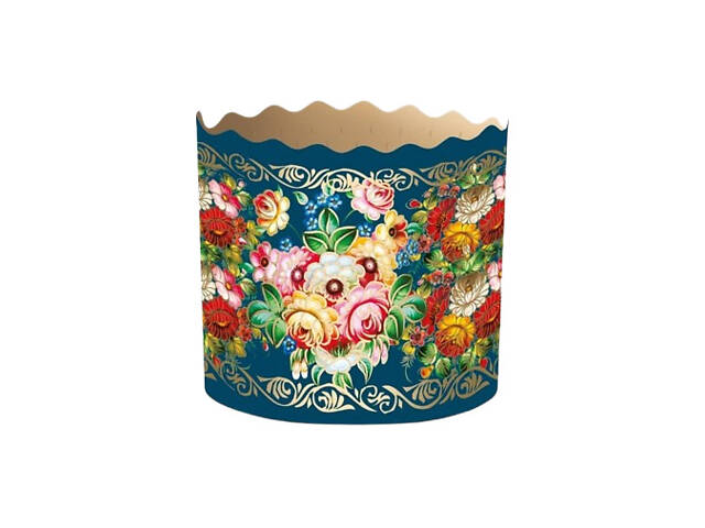 Паперові форми для Паски та Крафінів Ø70х65 мм (100 гр). Ящик 300 шт. Жостово - Фото 6