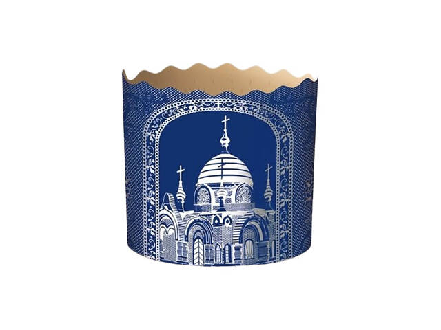 Паперові форми для Паски та Крафінів Ø70х65 мм (100 гр). Ящик 300 шт. Купола - Фото 7