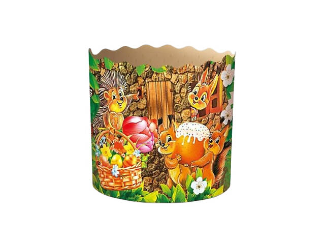 Паперові форми для Паски та Крафінів Ø70х65 мм (100 гр). Ящик 300 шт. Дитяча - Фото 6