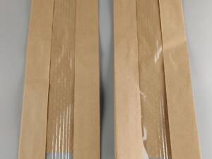 Пакет паперовий з ПП вікном (Саше) 12/4*31 коричневий (упаковка 100 шт)