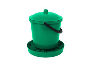 Бунтерна годівниця для птиці на 7 літрів Зелений