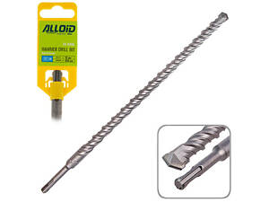 Бур по бетону SDS-plus S4 10*450мм в тубі FH-10450 Alloid