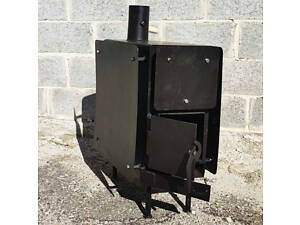 Буржуйка Троян с защитным кожухом (крашенная)