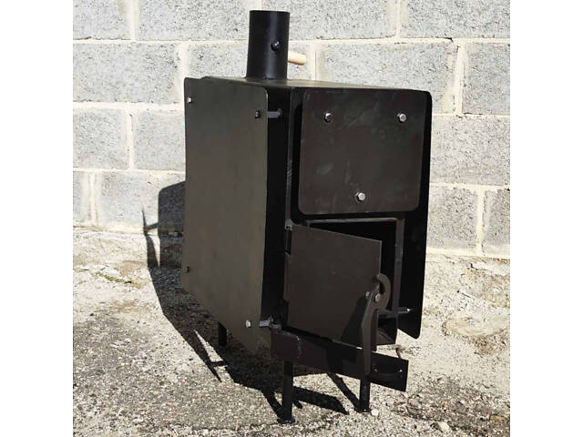 Буржуйка Троян с защитным кожухом (крашенная) - Фото 1