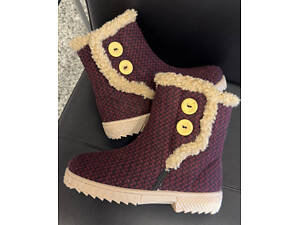 Бурки (валенки) жіночі GRETA, бордо Теді 40