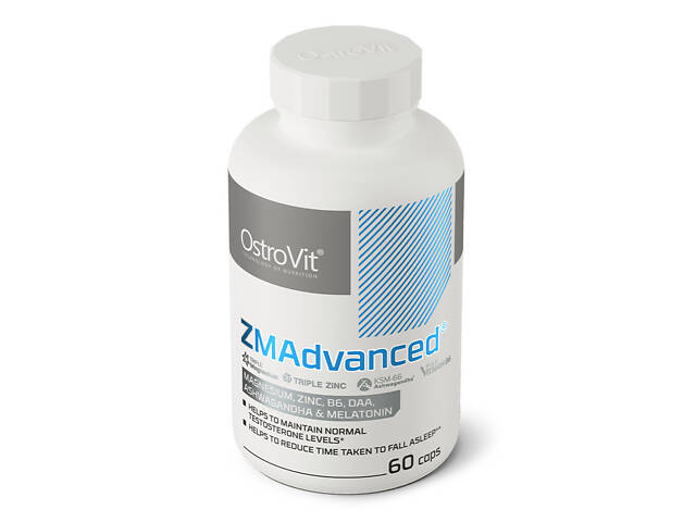 Бустер тестостерону OstroVit ZMAdvanced 60 caps - Фото 3