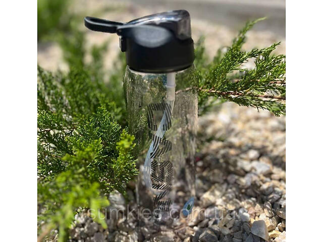 Пляшка для води CASNO 1000 мл KXN-1258 Чорна - Фото 6