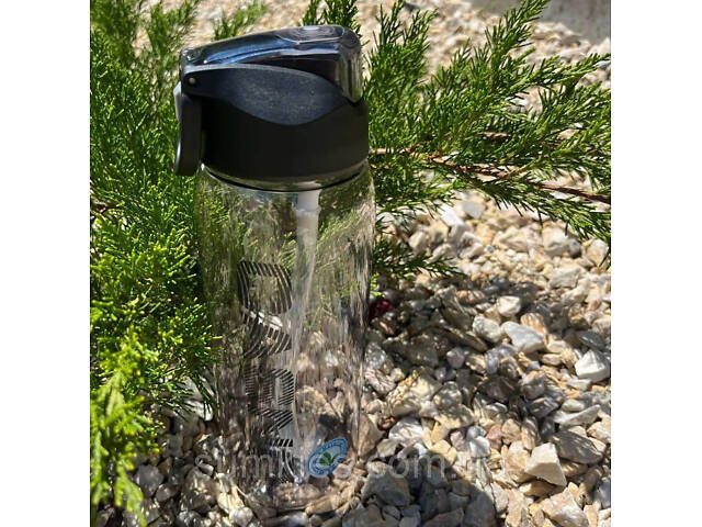 Пляшка для води CASNO 1000 мл KXN-1258 Чорна - Фото 9