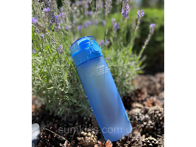 Пляшка для води CASNO 650 мл KXN-1157 Блакитна - Фото 2