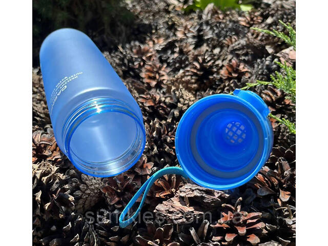 Пляшка для води CASNO 650 мл KXN-1157 Блакитна - Фото 10