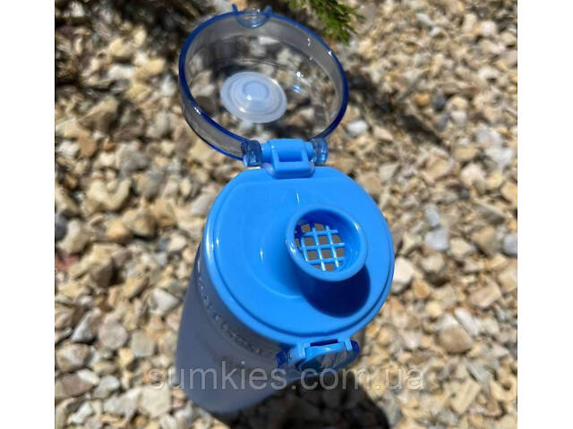 Пляшка для води CASNO 650 мл KXN-1157 Блакитна - Фото 9