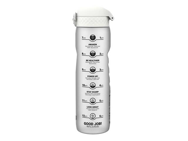 Пляшка для води ION8 BPA Free Times To Drink 1 л Ice (I8RF1000PIMOT2) - Фото 1