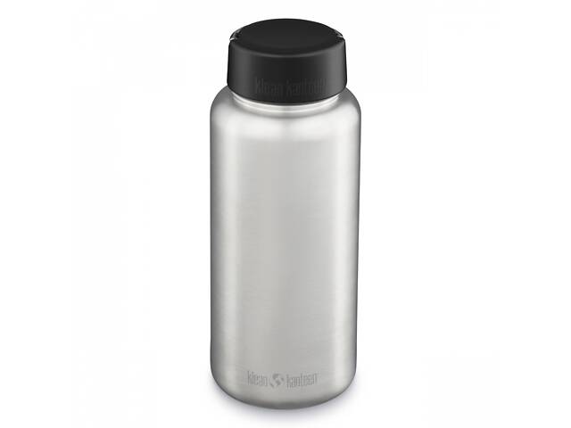 Бутылка для воды Klean Kanteen Wide Loop Cap 1182 мл Стальной (1017-1009495) - Фото 1