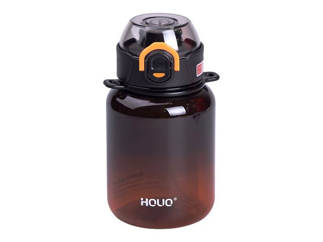 Пляшка для води багаторазова 700 мл пляшечка з трубочкою для спорту та школи 16.5 см Синя HP-14-32B - Фото 2