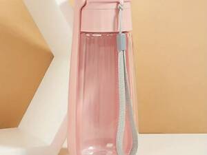 Бутылка-поилка для собак 14558 550 мл розовая