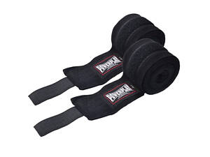 Бинти для боксу PowerPlay 3046 Чорні (2.5 м)