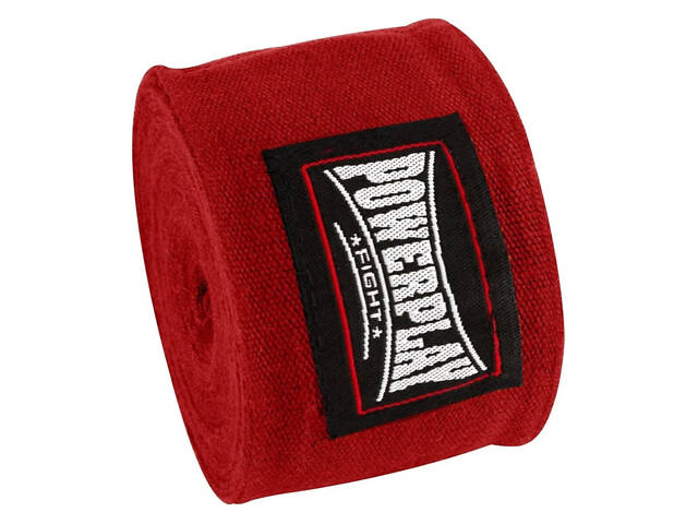 Бинти для боксу PowerPlay 3046 Червоні (4м) - Фото 4