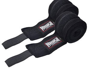 Бинти для боксу PowerPlay 3046 Чорні (3м)