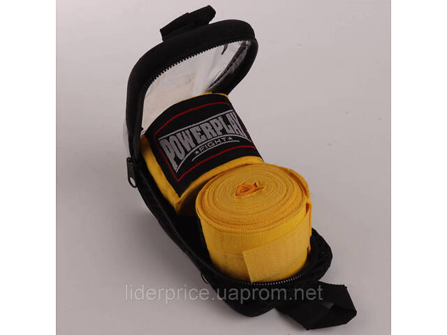 Бинти для боксу PowerPlay 3046 Жовті (4.5м), Оригінал! - Фото 10