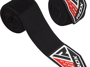 Бинти для боксу RDX WX Professional Boxing Hand Wraps Black (4.5м.)