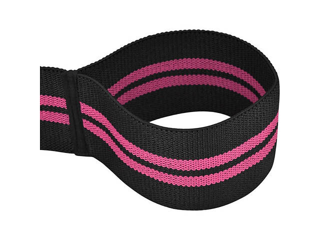 Бинти на коліна Фіксатори колінного суглоба RDX GYM KNEE WRAP R11 BLACK/PINK - Фото 2
