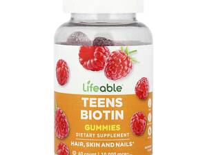Біотин Lifeable Biotin Teens — 60 gummies (1086-2023-10-7266)