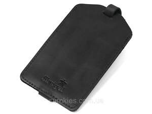 Бірка на валізу з натуральної шкіри Shvigel 16554 Чорний