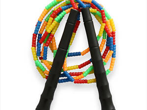 Бісерна скакалка EasyFit FreeRope 2,7 м (мультиколор)