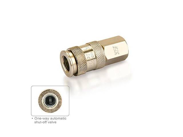 Швидкорознімне з'єднання мама 1/4' внутрішня різь TOPTUL KA20SF2E - Фото 2