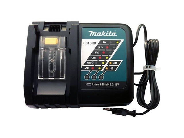 Швидкозарядний пристрій Makita DC18RC - 18B (195584-2) - Фото 3