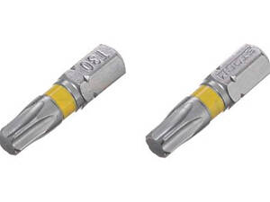 Біта Intertool — T30 x 25 мм Storm (2 шт.)