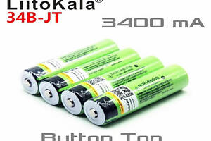 Акумулятор 18650 LiitoKala Lii-34B-JT NCR18650B 3400mAh 6A Li-Ion опуклий контакт button top