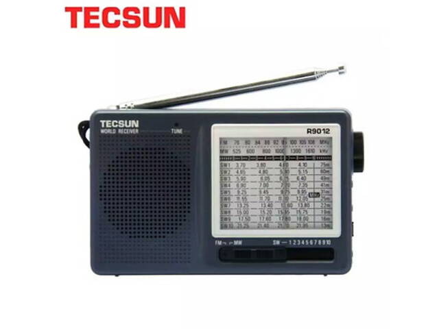 Всехвильовий радіоприймач Tecsun R-9012 (від батарейок AA) - Фото 2