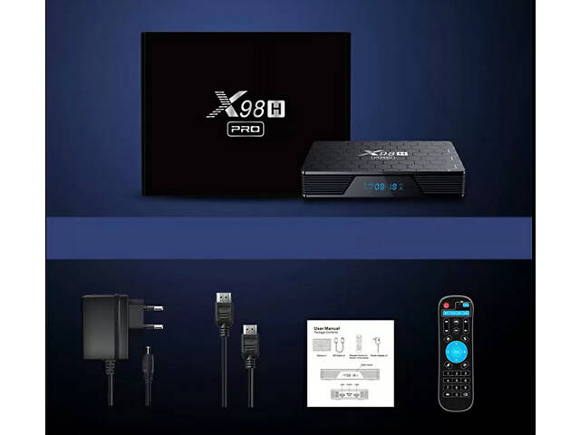 X98H PRO 2Гб 16Гб Android 12 Смарт ТВ Приставка + Телевидение + Фильмы Allwinner H618 - Фото 12