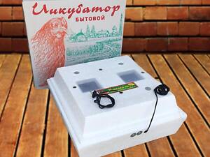 Побутовий литий автоматичний інкубатор 'Наседка ІБ-120' на 72 яйця (12 В)
