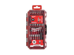 Біти НАБІР — 38 предметів Milwaukee SHOCKWAVE (4932492009)
