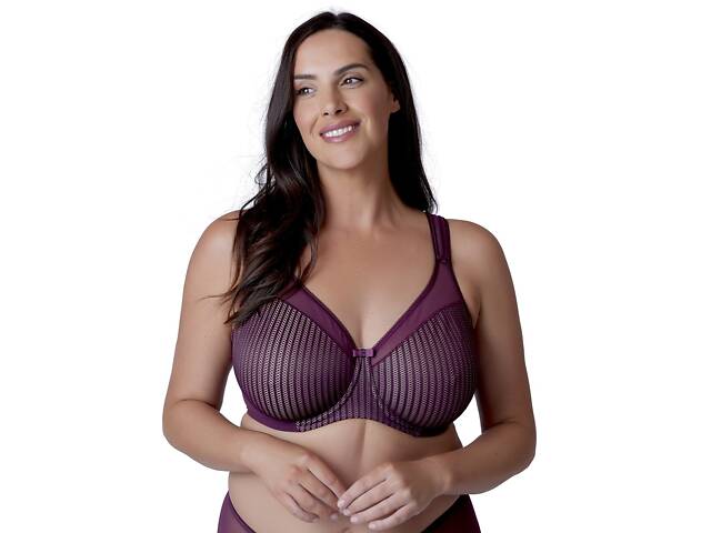 Бюстгальтер Berlei Beauty Stripe Minimiser 541FIG 90E Fig (5053014955816) - Фото 1