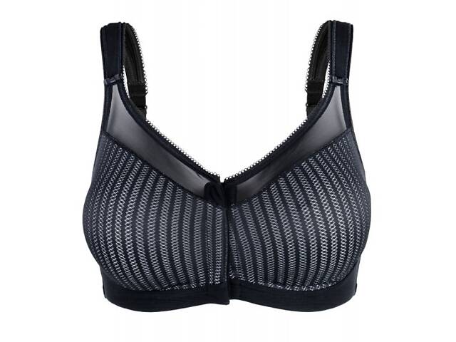 Бюстгальтер Berlei Beauty Stripe Minimiser 547 36G Black Grey (5053014893439) - Фото 1