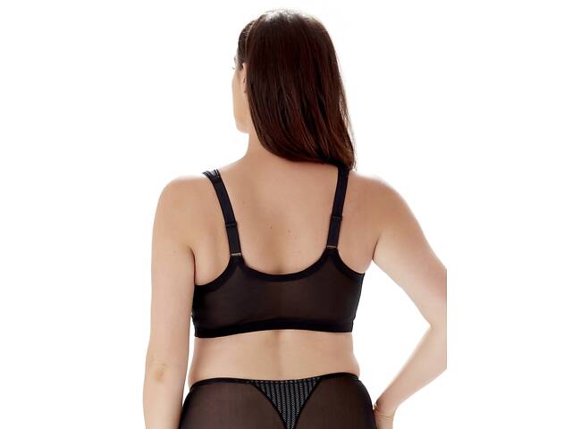 Бюстгальтер Berlei Beauty Stripe Minimiser 547 42E Black Grey (5053014893637) - Фото 4