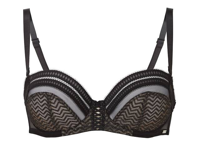 Бюстгальтер Gossard Contradiction 20005 75D Black Silver (5053014911669) - Фото 2